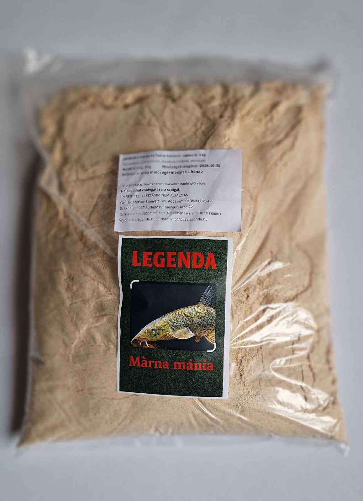 Legenda Márnázó intenzív fűszeres halcsali folyóvízre - 1 kg